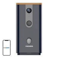 Alimentator inteligent pentru gustări cu cameră T03 Dogness (negru)
