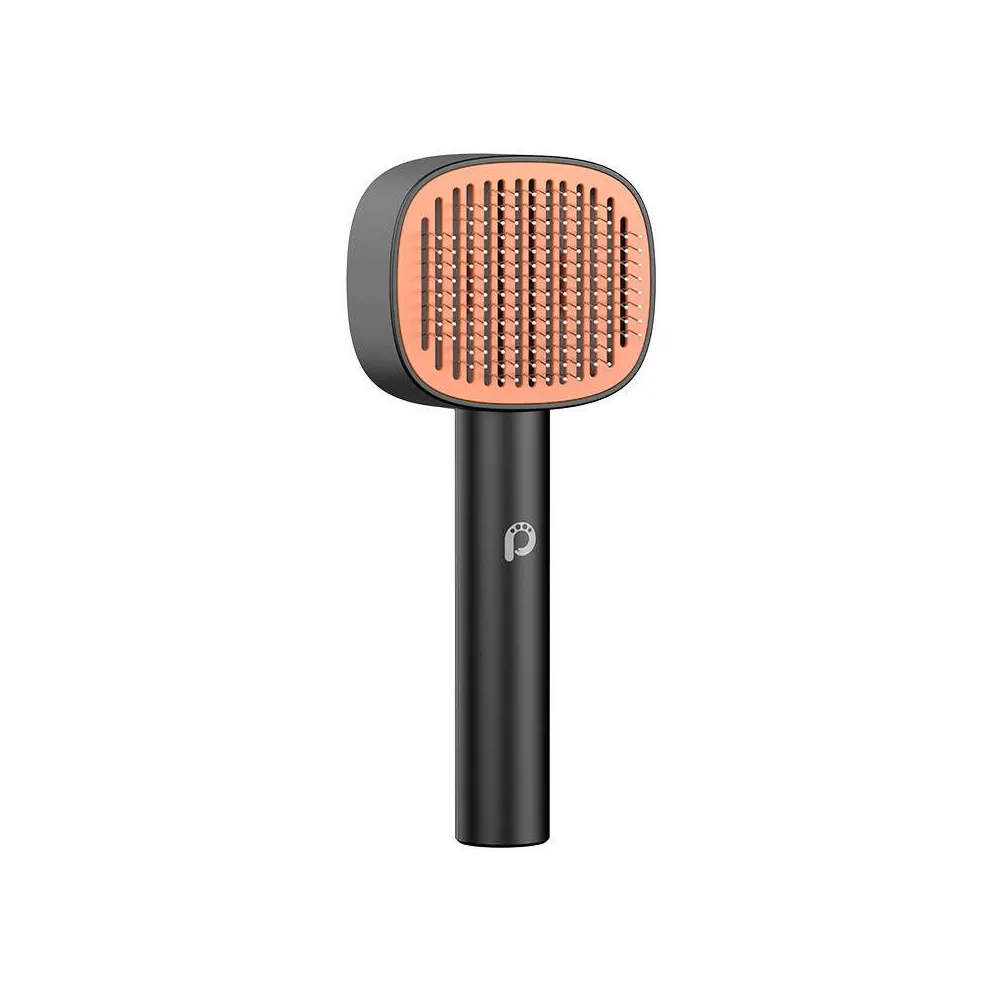 Perie pentru animale de companie Paw In Hand Needle Comb (negru)