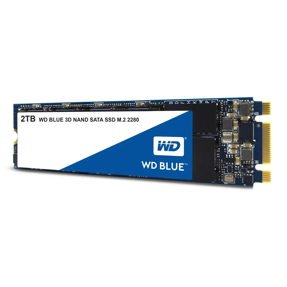 SSD Western Digital Blue 3D NAND 2TB, SATA3, M.2 2280 Wd - 1