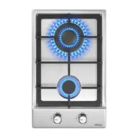 Aragaz pe gaz cu două zone IsEasy MGBS-312A (oțel inoxidabil)