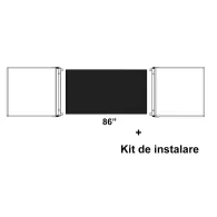 Pachet Cabinet whiteboard pentru display interactiv 86" si Kit de instalare pentru display interactiv 86"