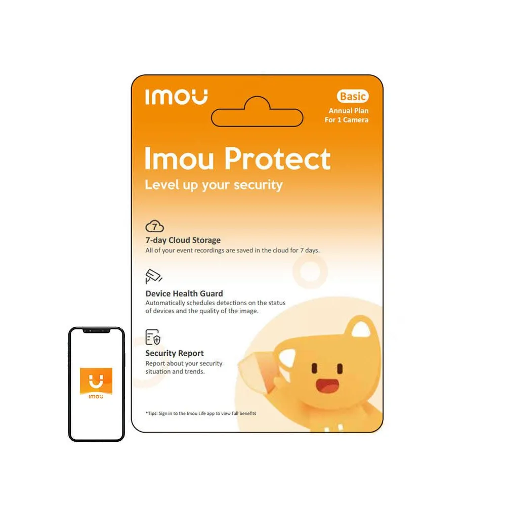 Card cadou IMOU Protect Basic (plan anual)