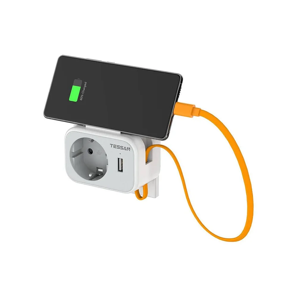 Priză de perete Tessan TS-332-DE