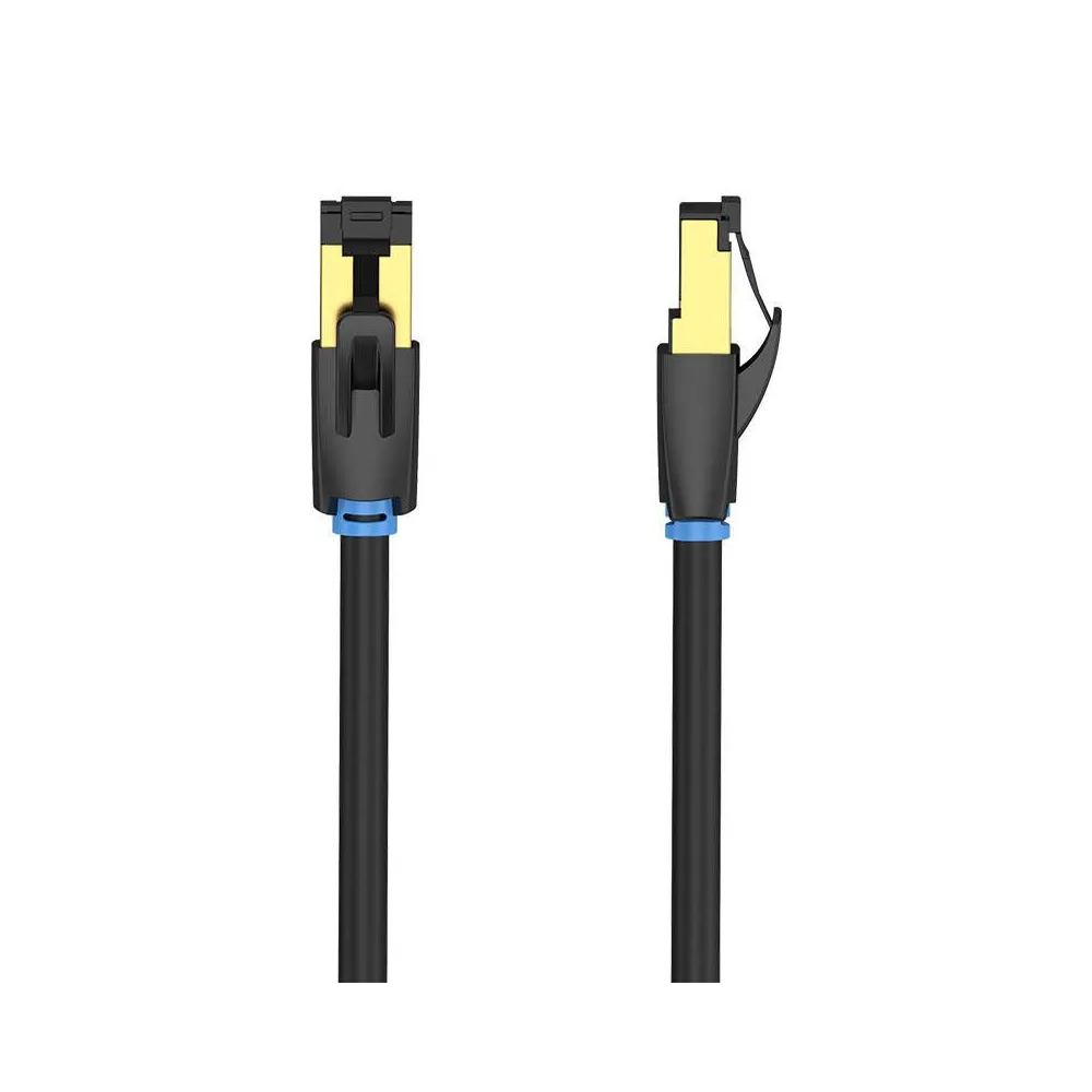Cablu de rețea CAT8 SFTP Vention IKABF 40Gbps 1m negru