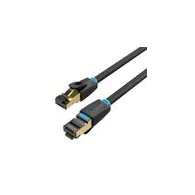 Cablu de rețea CAT8 SFTP Vention IKABF 40Gbps 1m negru