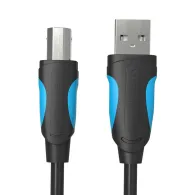 Cablu USB 2.0 A către USB-B pentru imprimantă Vention VAS-A16-B100 1m Negru