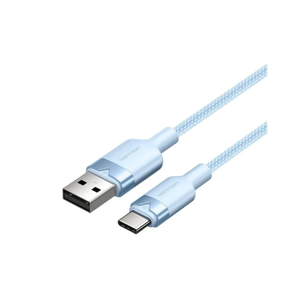 Cablu USB 2.0 A la USB-C 3A Vention CTNLF 1M (albastru)