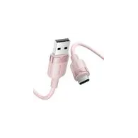 Cablu USB 2.0 A la USB-C 3A Vention CTNPH 2M (roz)