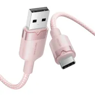 Cablu USB 2.0 A la USB-C 3A Vention CTNPH 2M (roz)