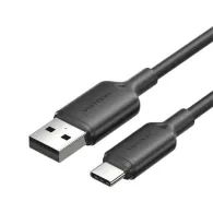 Cablu USB 2.0 A la USB-C 3A Vention CTQBF 1M (negru)