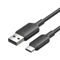 Cablu USB 2.0 A la USB-C 3A Vention CTQBF 1M (negru)