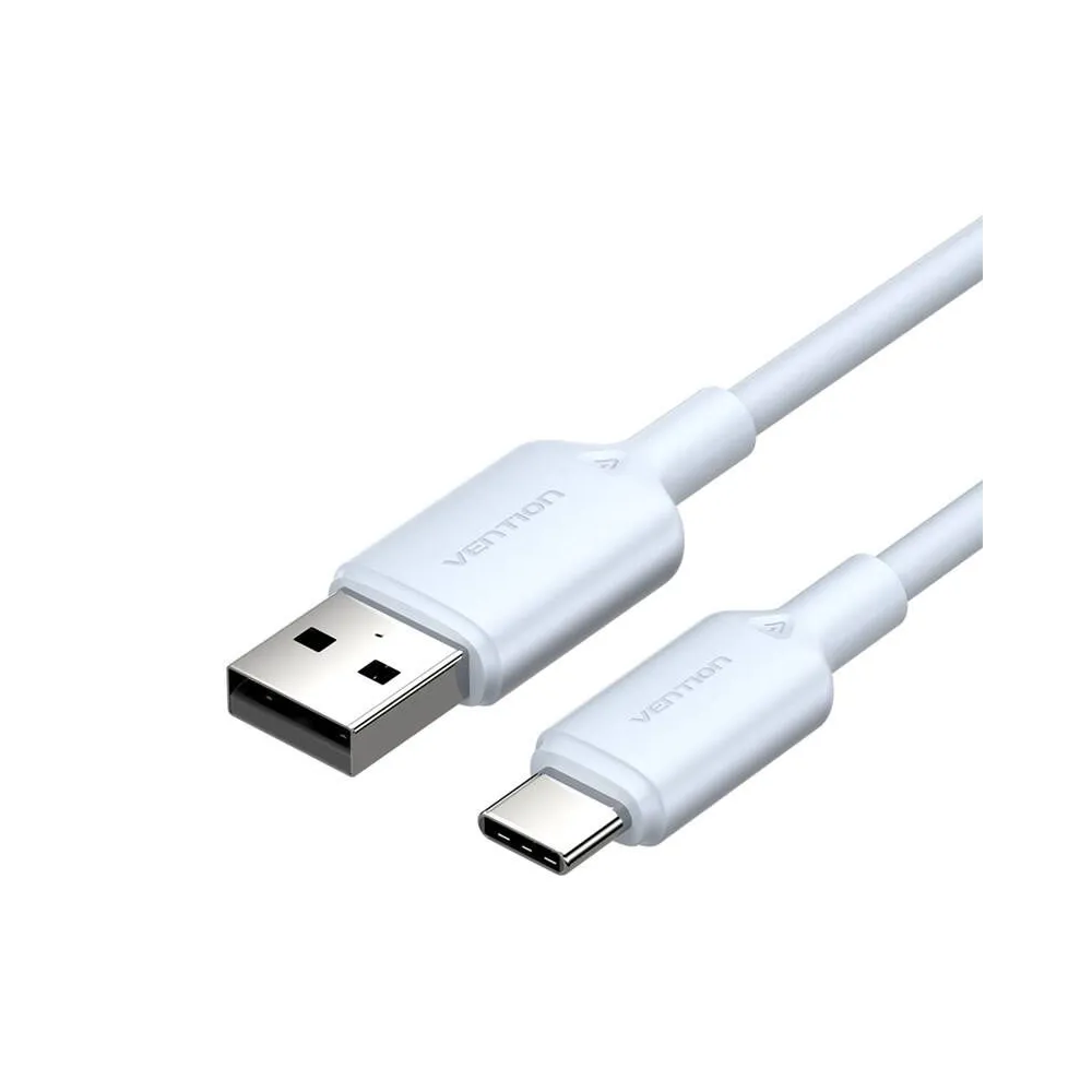 Cablu USB 2.0 A la USB-C 3A Vention CTQLF 1M (albastru)
