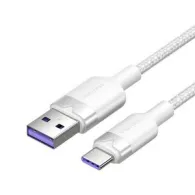 USB 2.0 A la USB-C 6A Vention CTOWF 1M cablu (alb)