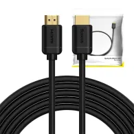 Baseus 2x HDMI 2.0 4K 60Hz Cable, 3D, HDR, 18Gbps, 5m (black)
