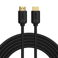 Baseus 2x HDMI 2.0 4K 60Hz Cable, 3D, HDR, 18Gbps, 5m (black)