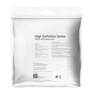 Baseus 2x HDMI 2.0 4K 60Hz Cable, 3D, HDR, 18Gbps, 5m (black)