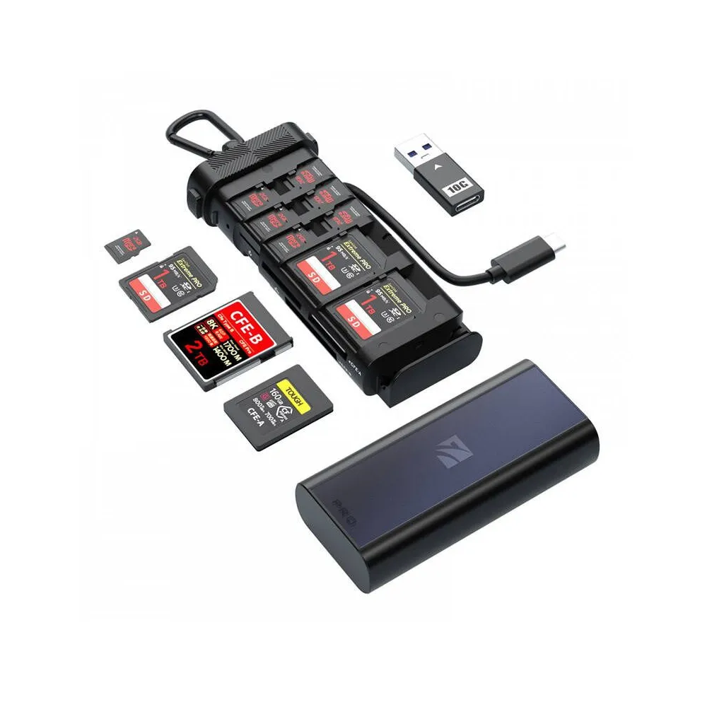 Cititor de carduri profesionale FREEWELL CF A/B, SD, TF