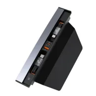 Hub Baseus T-Space cu cabluri USB-C la fulger pentru mașini Tesla (negru)
