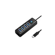 Orico HUB USB-C la 4x USB 3.0 5Gbps 0.15m Negru