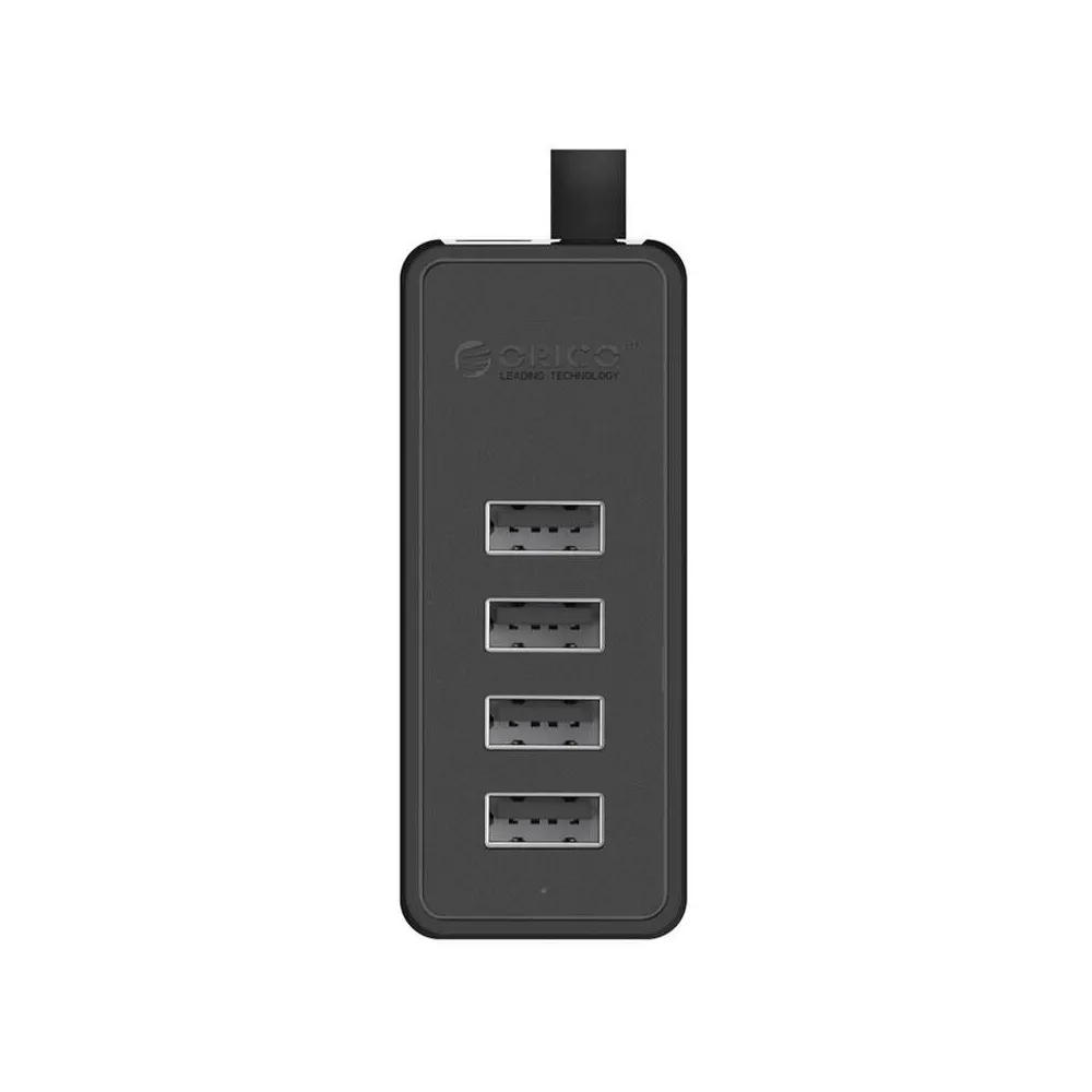 Orico W5P-100 Adaptor hub USB la 4x USB 2.0 (negru)