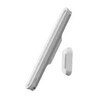 Baseus Magnetic Stepless Pro, cu panou tactil (alb)