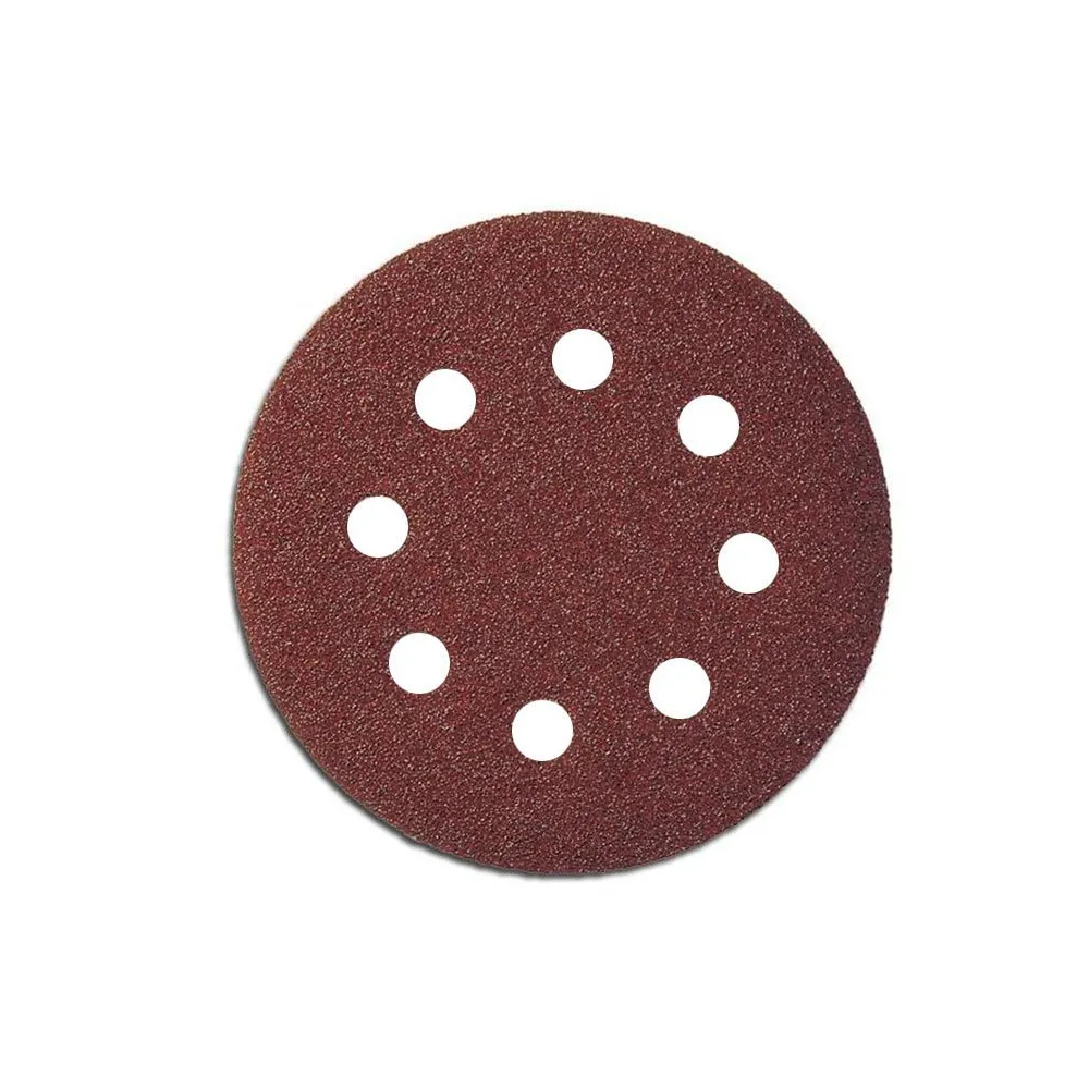 DISC ABRAZIV HARTIE CU ORIFICII 125MM - GR.180, 5/SET