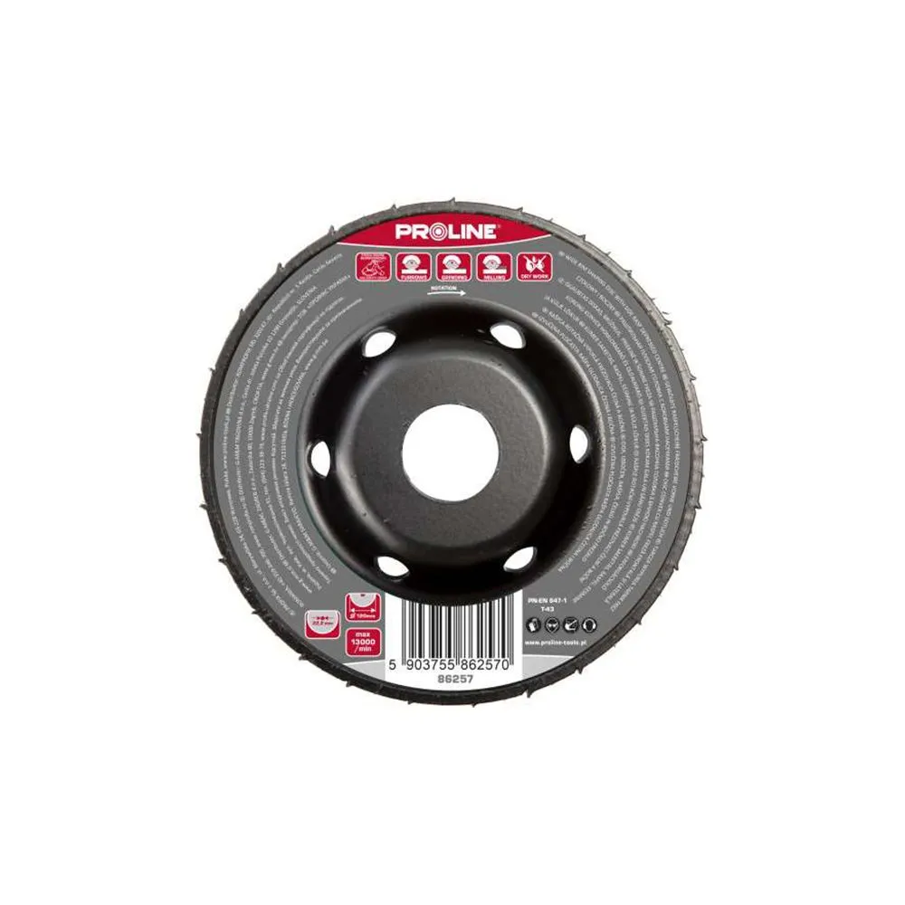 DISC RASPEL CAROTA DEPRESAT / FRONTAL-LATERAL - 120MM