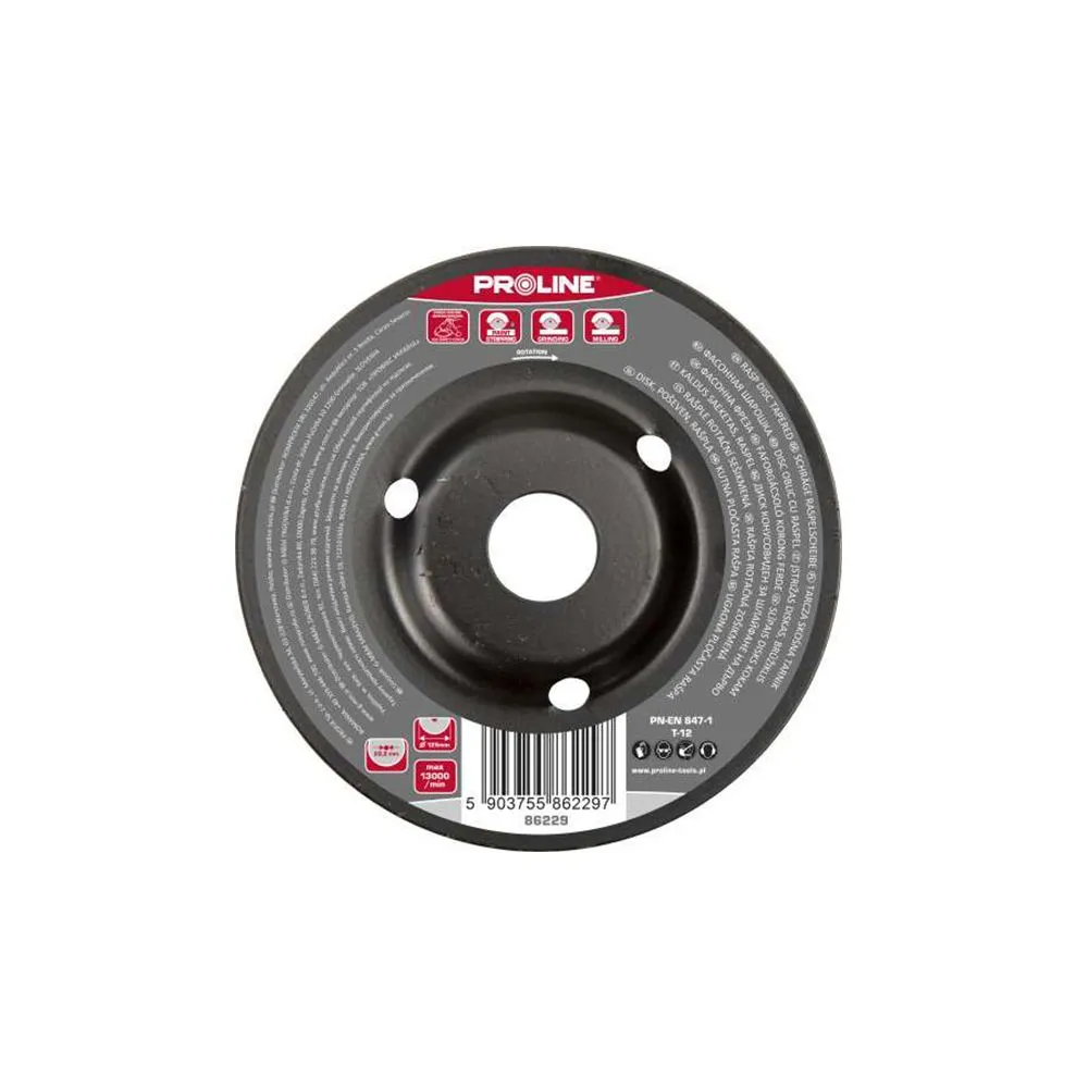 DISC RASPEL CONIC / ASPRU - 125MM