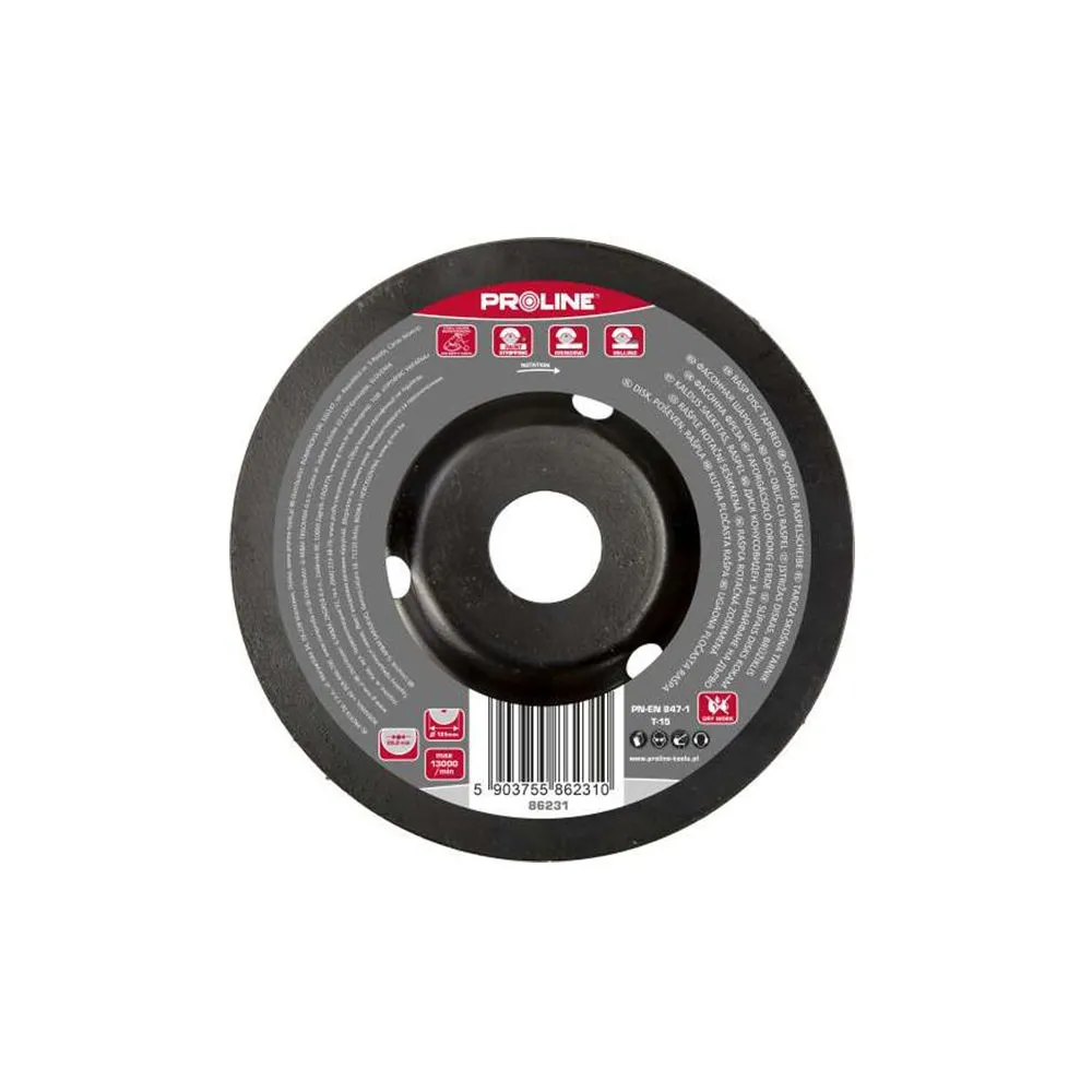 DISC RASPEL CONIC / MEDIU - 125MM