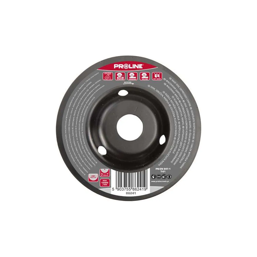 DISC RASPEL DEPRESAT / ASPRU - 125MM