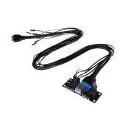 Panou frontal pentru servere ES, USB 3.0, cu set cabluri, Negru