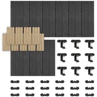 ACOUSTIC PANEL, 9 piese, Gri, SPAB-AC9B2A0.41