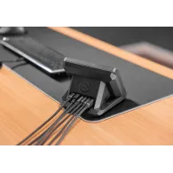 Hub USB pentru Stream Deck+, SD card reader, Negru