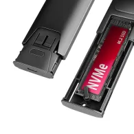 Adaptor SSD EEM2-GTS2, USB-C, M.2 NVMe, THIN SCREWLESS