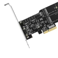Controller PCI-Express PCES-SA4M2, PCIE 2x SATA 6G + 2x SATA M.2