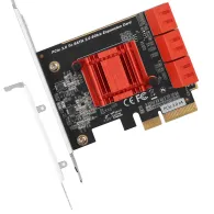 Controller PCI-Express PCES-SA6, adaptor la 6 x Sata III, LP