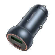 INCARCATOR auto Borofone "BZ34B", pt. bricheta auto, 1 x USB max.18W, 1 x USB Type-C max 30W, putere totala 30W, include cablu U