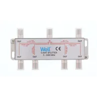 Spliter CATV 6 cai 2450 Mhz Well