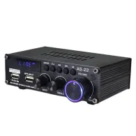 Blitzwolf AS-22 amplificator audio, 45W, Bluetooth 5.0, USB + telecomandă (negru)