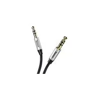 Baseus Yiven Audio Cable mini jack 3,5mm AUX, 1m (Black+Silver)