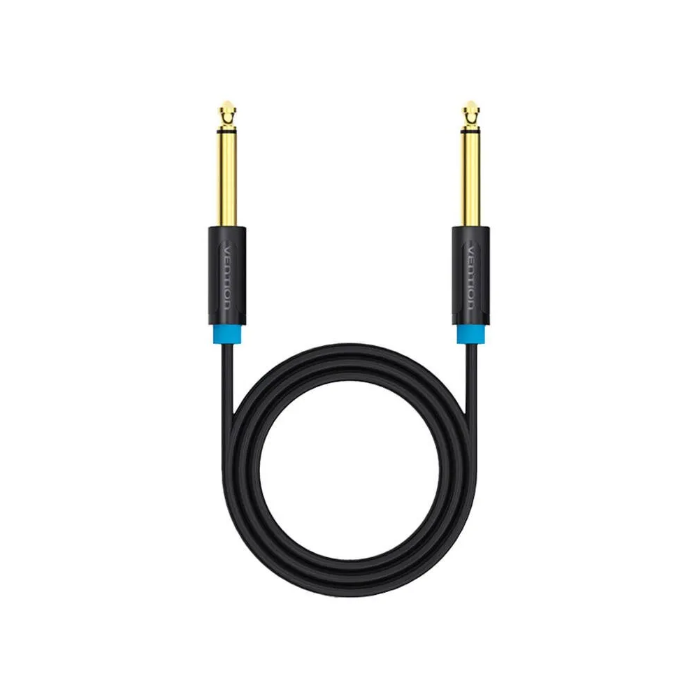 Cablu audio TS 6.35mm Vention BAABI 3m (negru)