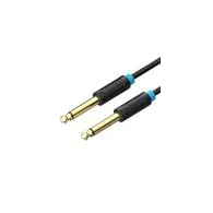 Cablu audio TS 6.35mm Vention BAABI 3m (negru)