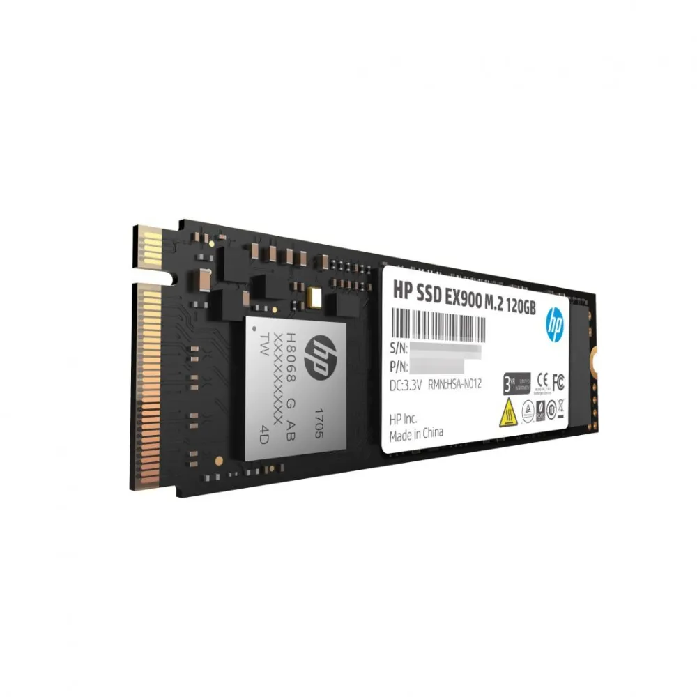 Ssd hp ex900 120gb m.2 2280 pciegen 3 (8gb/s) r/w Hp - 1