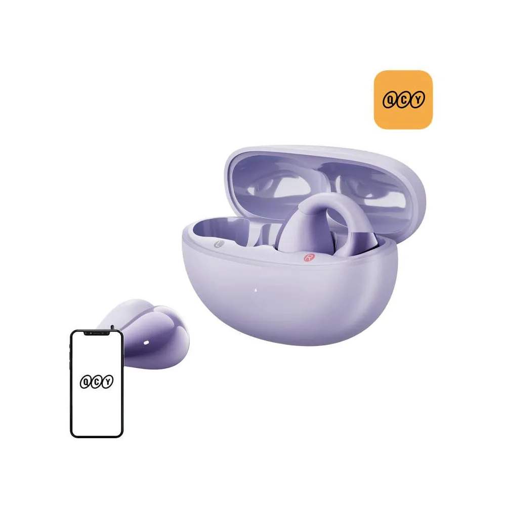 Căști QCY Crossky Clip C30 (violet)