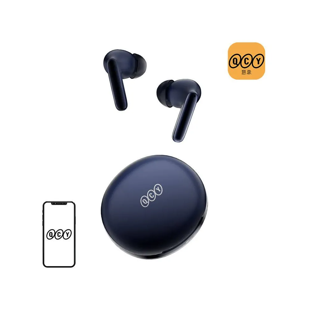 Căști QCY T13 ANC2 Earbuds (albastru)