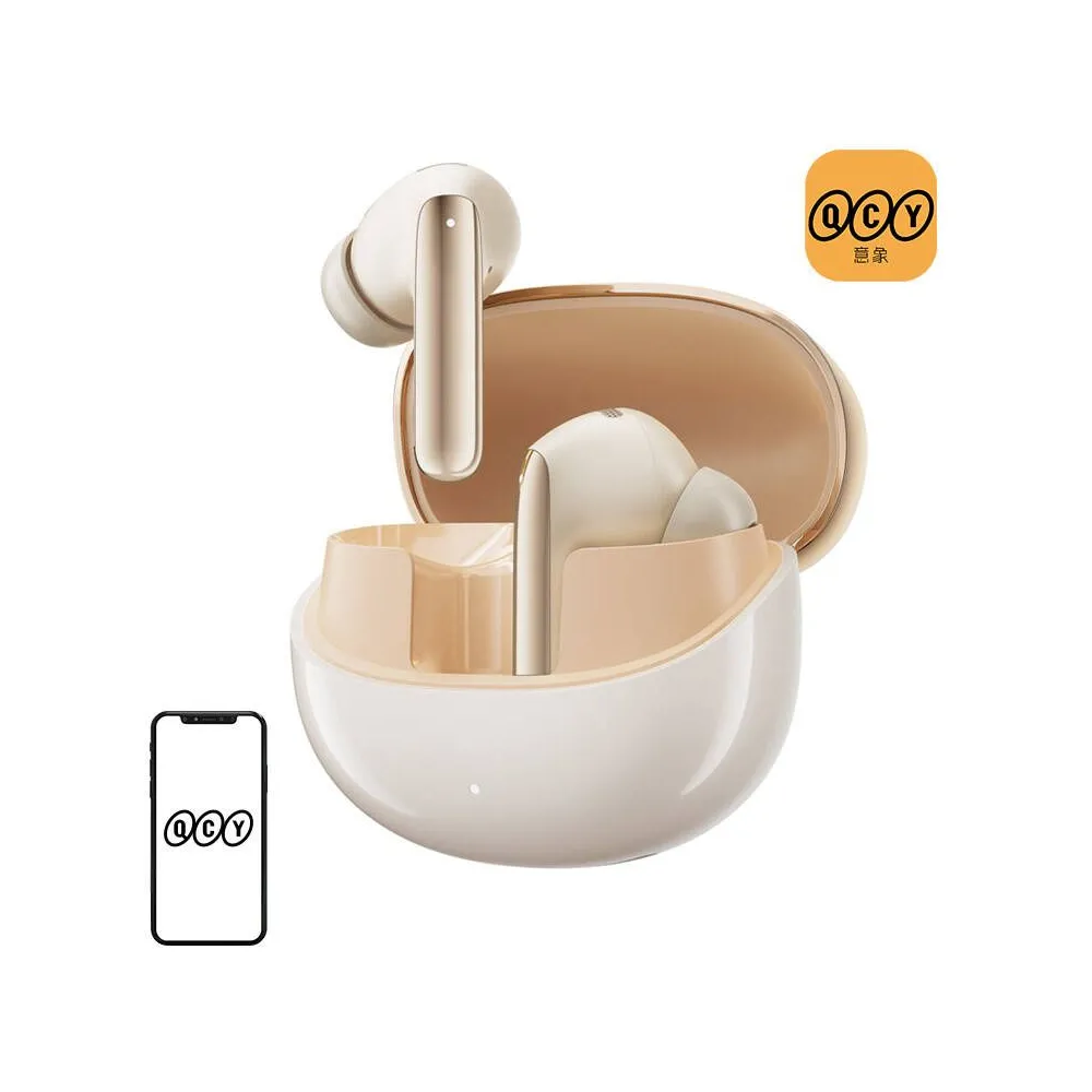 Căști TWS QCY MeloBuds Pro HT08, ANC (aurii)