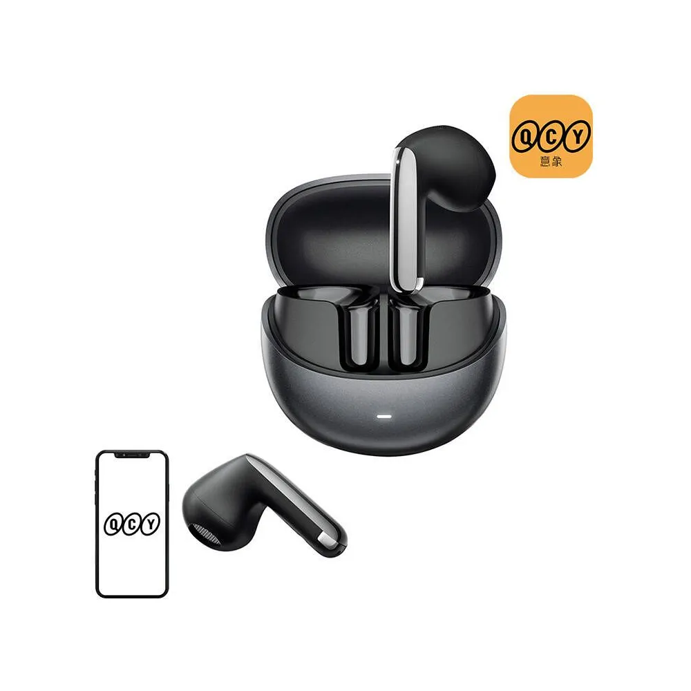 TWS QCY Căști AilyBuds Pro+ HT10 Pro, ANC (negru)