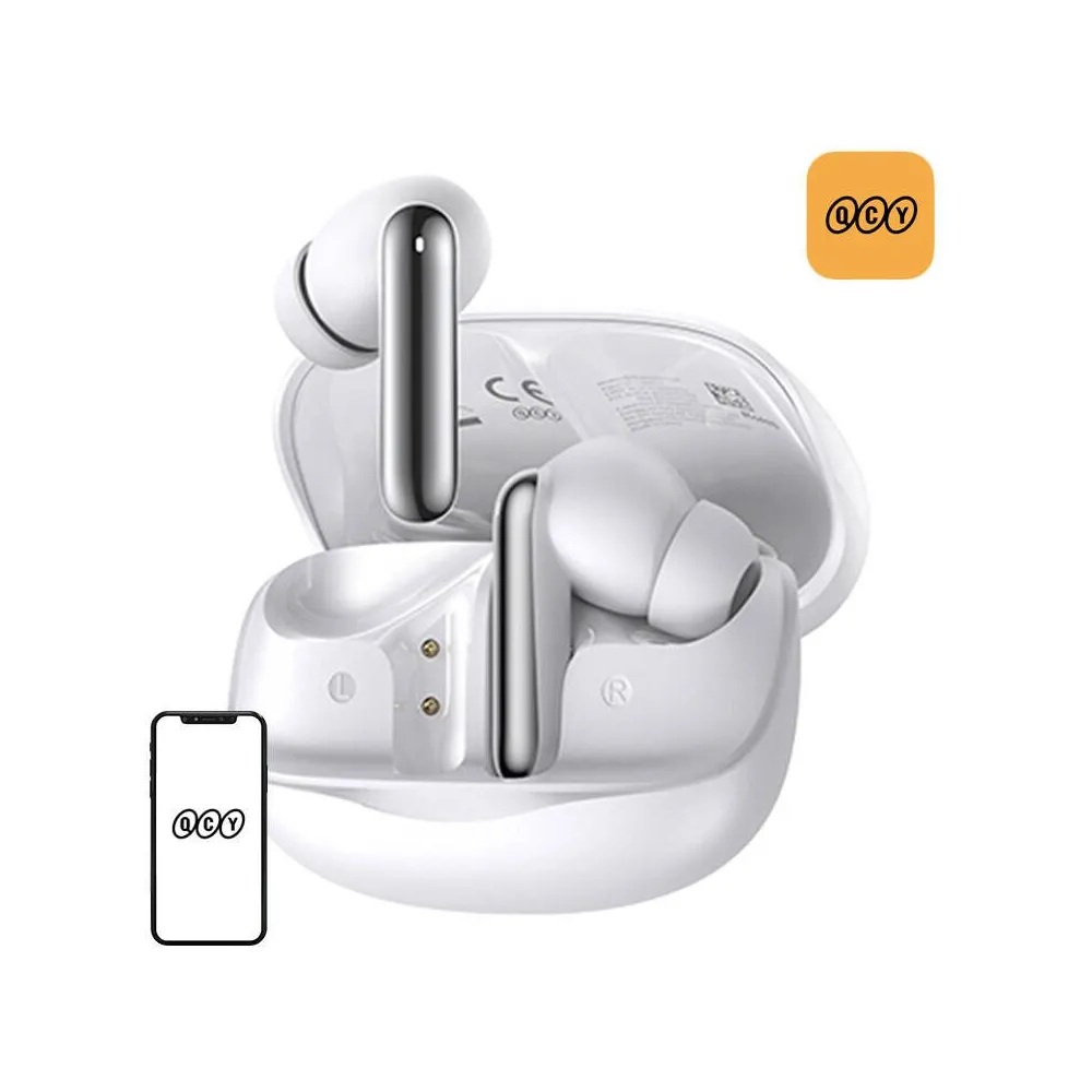 TWS QCY MeloBuds HT12 Căști (alb)