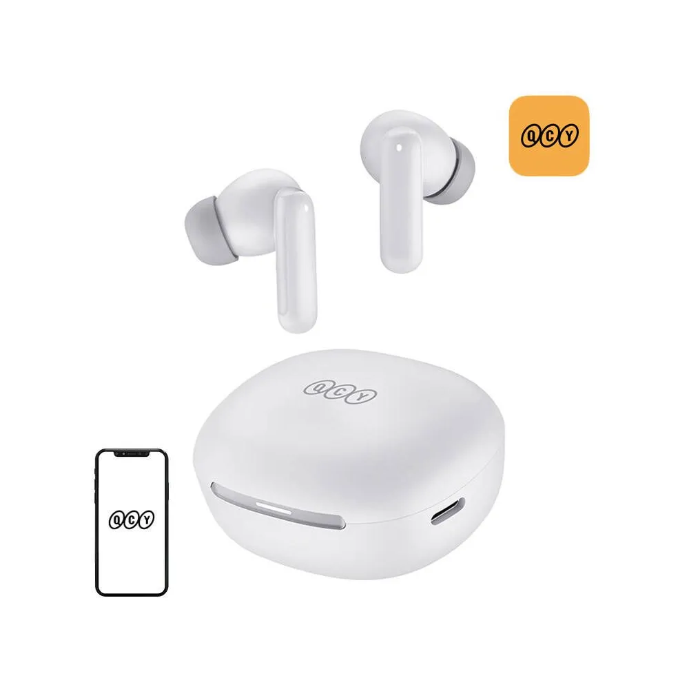 TWS QCY MeloBuds HT16 Căști (alb)