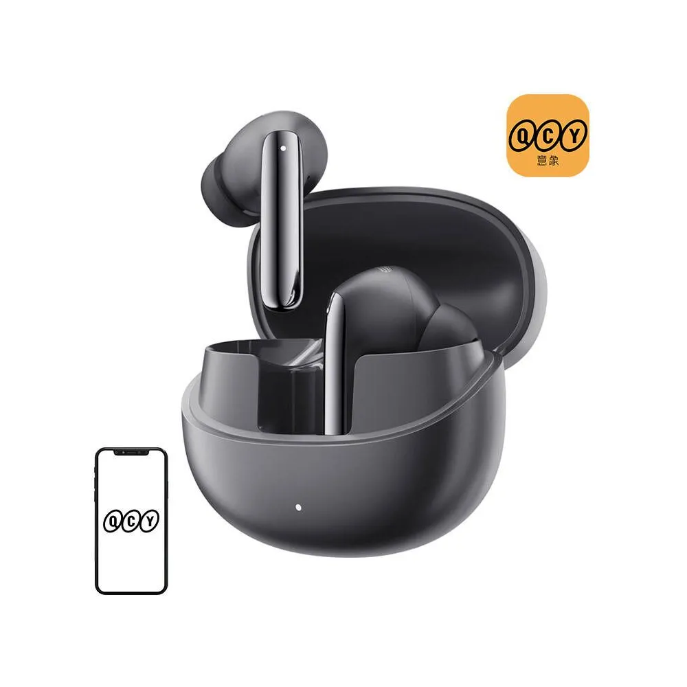 TWS QCY MeloBuds Pro HT08 Căști, ANC (negru)